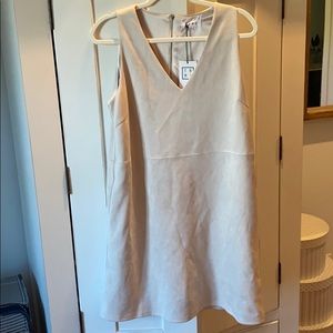 THML dress with pockets. Suede-like material